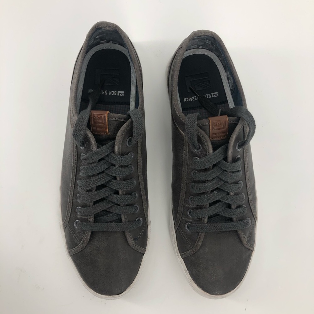 Ben Sherman Gray Faux Leather Men's Loafers 10 - Picture 7 of 12
